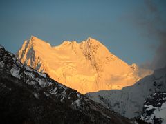 12 Skyang Kangri III Close Up At Sunset From K2 North Face Intermediate Base Camp